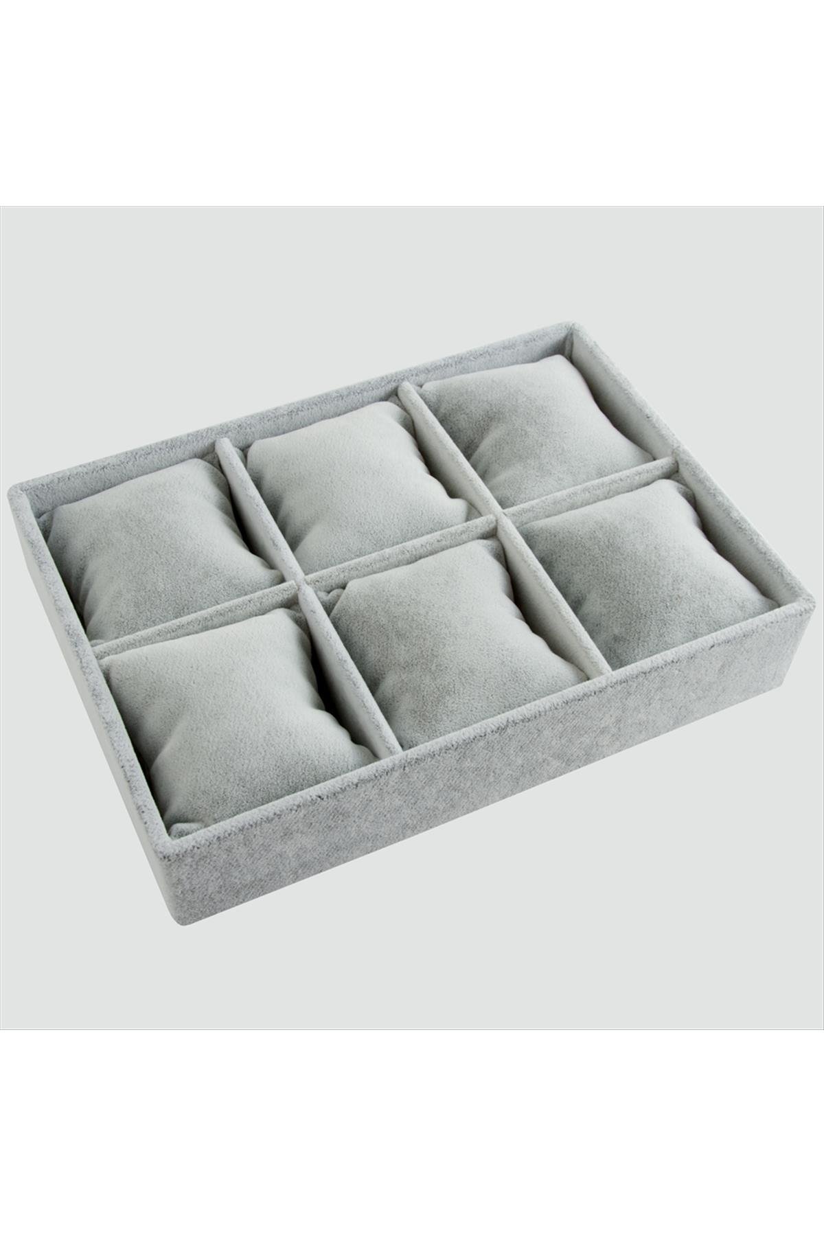 1206985_6li-anfora-kumas-yastikli-tabla-6c-4b2.jpg 6lı Anfora Kumaş Yastıklı Tabla-Açık Pembe - Görsel 2