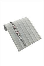 6lı Anfora Kumaş Kaplamalı Bileklik Standı-Yeşil - Görsel 2