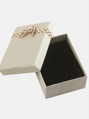 Fiyong Set Kolye Kutusu-Krem