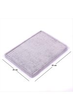 Yatay Anfora Kumaş Batırmalı Yüzük Tablası -Açık Gri - Görsel 2