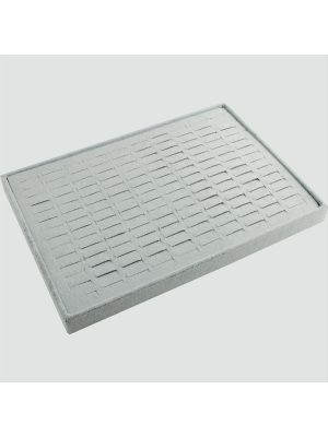 Yatay Anfora Kumaş Batırmalı Yüzük Tablası -Siyah