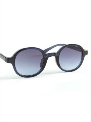 Oval Lacivert Renkli Güneş Gözlüğü-Lacivert