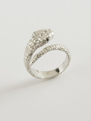 Yılan Metal Yüzük-Sarı