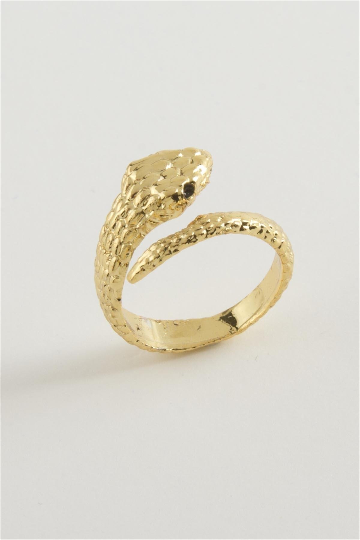 1207140_yilan-metal-yuzuk-e4a4-4.jpg Yılan Metal Yüzük-Sarı - Görsel 2