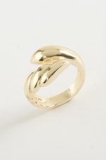 Burgulu Metal Yüzük-Sarı