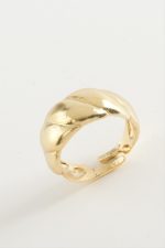 Burgulu Metal Yüzük-Gümüş Rengi