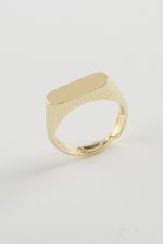 İsim Yazılabilir Metal Yüzük-Gümüş Rengi