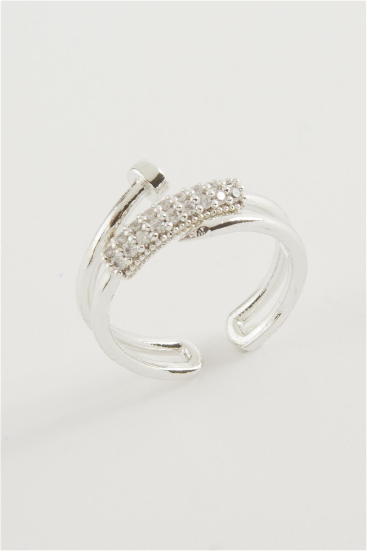 1207183_civi-zirkon-tasli-yuzuk-dfc-4c.jpg Çivi Zirkon Taşlı Yüzük-Sarı - Görsel 1