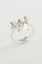 Fiyong Taşlı Yüzük-Gümüş Rengi - Görsel 2