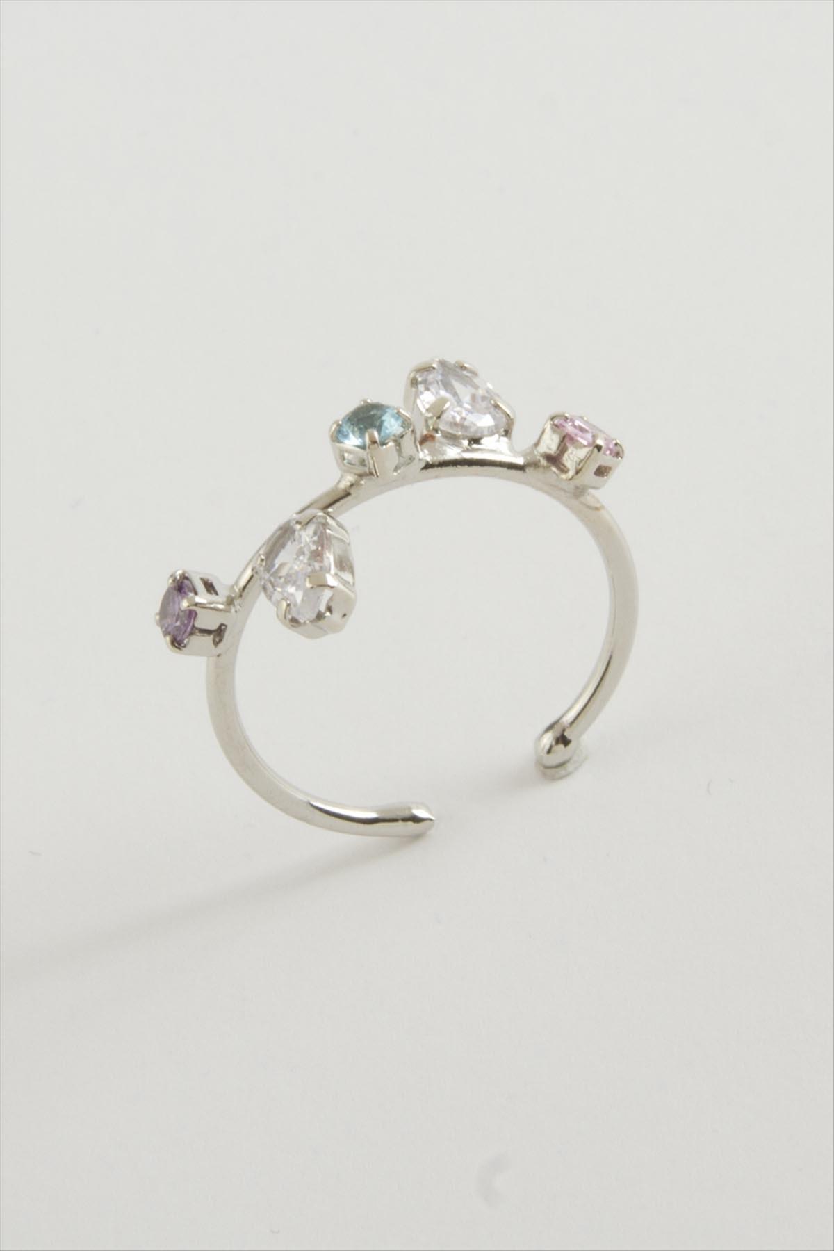 1207211_oval-renkli-tasli-yuzuk-50-c27.jpg Oval Renkli Taşlı Yüzük-Gümüş Rengi - Görsel 2