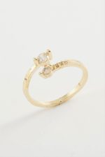 Zirkon Taşlı Yüzük-Sarı