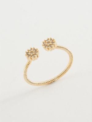 Kartanesi Zirkon Taşlı Yüzük-Sarı