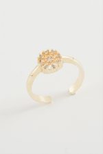 Kartanesi Zirkon Taşlı Yüzük-Sarı