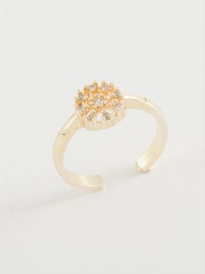 Kartanesi Zirkon Taşlı Yüzük-Sarı