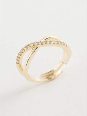 Sonzuluk Zirkon Taşlı Yüzük-Sarı