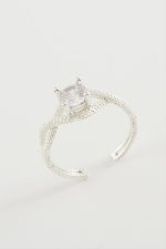 Sonsuzluk Tek Taşlı Yüzük-Sarı