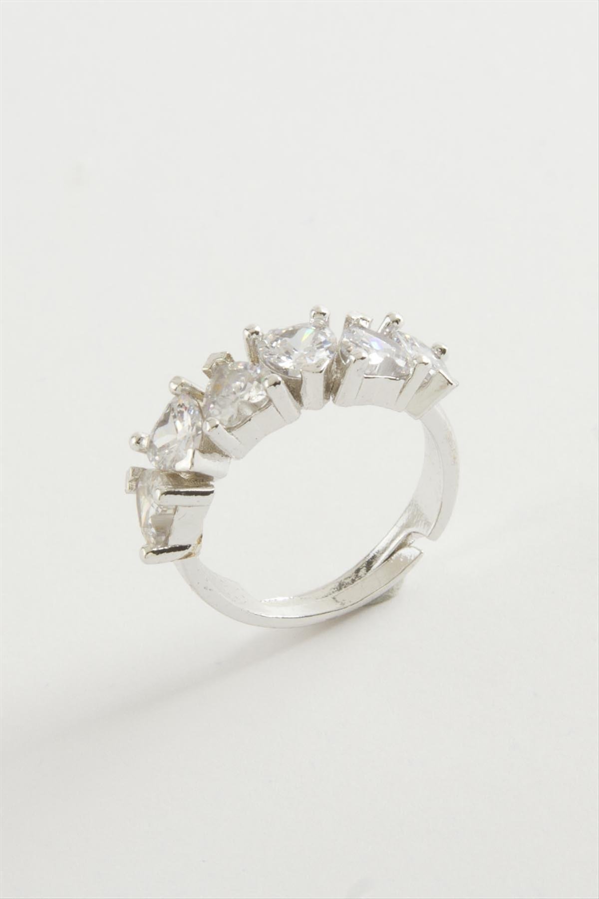 1207255_kalp-zirkon-tasli-yuzuk-005978.jpg Kalp Zirkon Taşlı Yüzük-Gümüş Rengi - Görsel 2