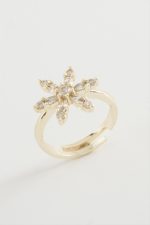 Lotus Zirkon Taşlı Yüzük-Sarı - Görsel 2