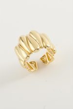 Oval Metal Yüzük-Gümüş Rengi