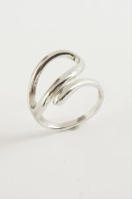 Oval Metal Yüzük-Gümüş Rengi - Görsel 2