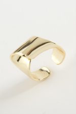 Kurdale Şekilli Metal Yüzük-Gümüş Rengi