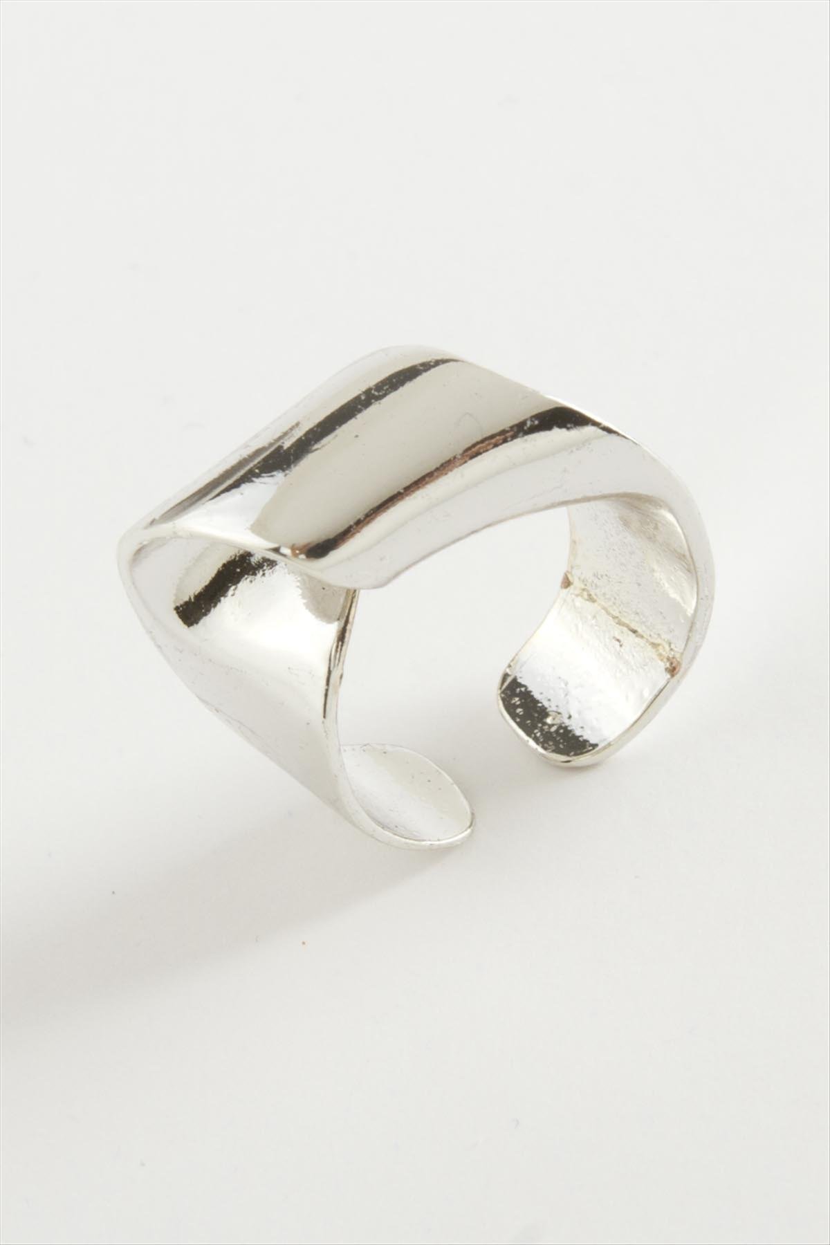 1207289_kurdale-sekilli-metal-yuzuk-b68604.jpg Kurdale Şekilli Metal Yüzük-Gümüş Rengi - Görsel 2