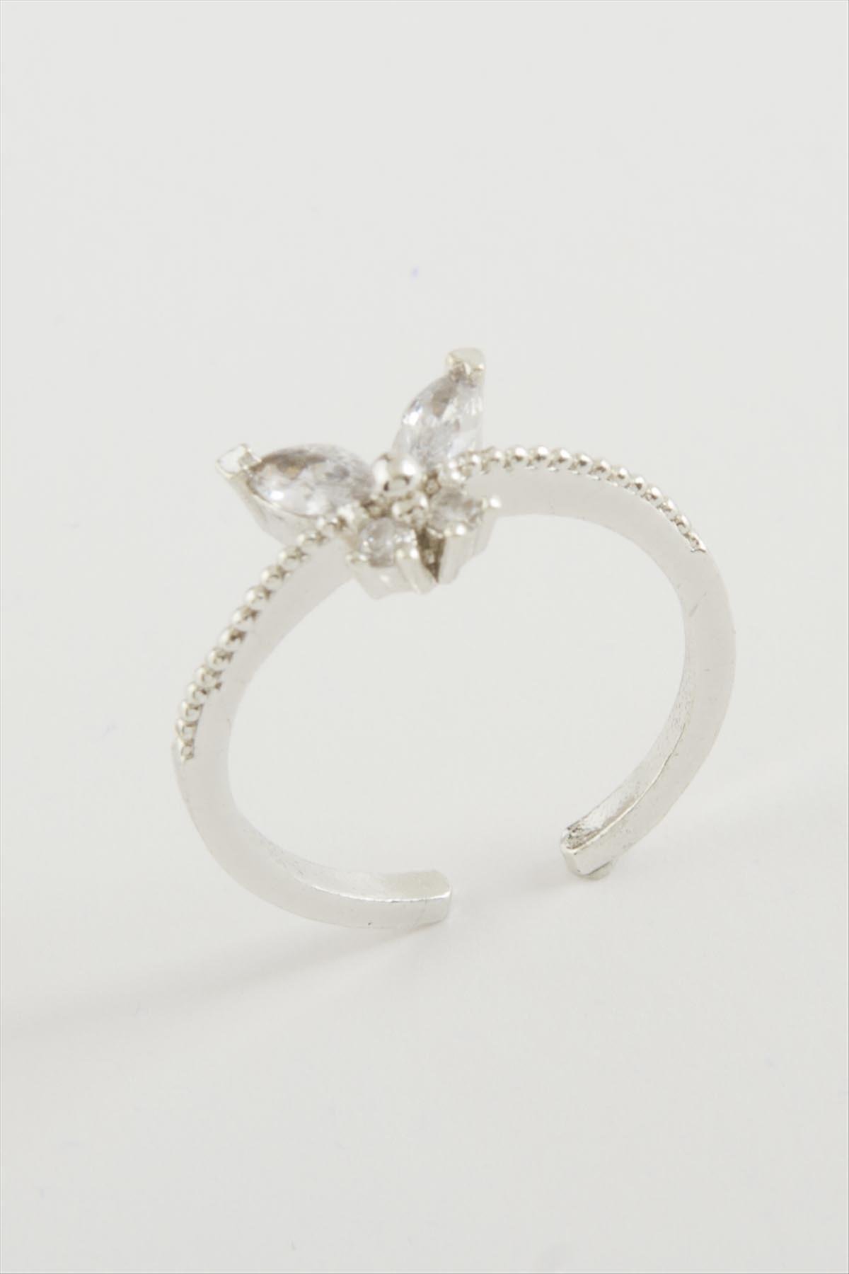 1207296_kelebek-zirkon-tasli-yuzuk-afca-8.jpg Kelebek Zirkon Taşlı Yüzük-Gümüş Rengi - Görsel 2