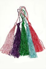 1 Adet Pamuk Püskül 14 cm-Turkuaz