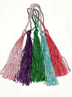 1 Adet Pamuk Püskül 14 cm-Açık Pembe