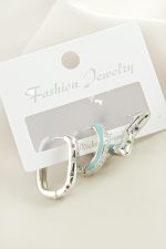 3 Adet Yıldız Zirkon Taşlı Küpe-Sarı