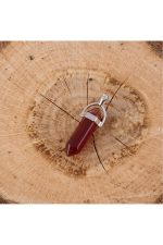 Akik Point Kolye Ucu-Kahverengi