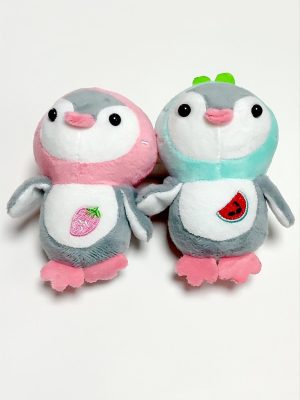 Kuş Peluş Anahtarlık-Renkli