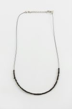 Kum Boncuk Kolye-Siyah - Görsel 2