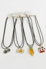 Karışık Arkadaşlık Kolyeleri Çift Kolye-Renkli - Görsel 3