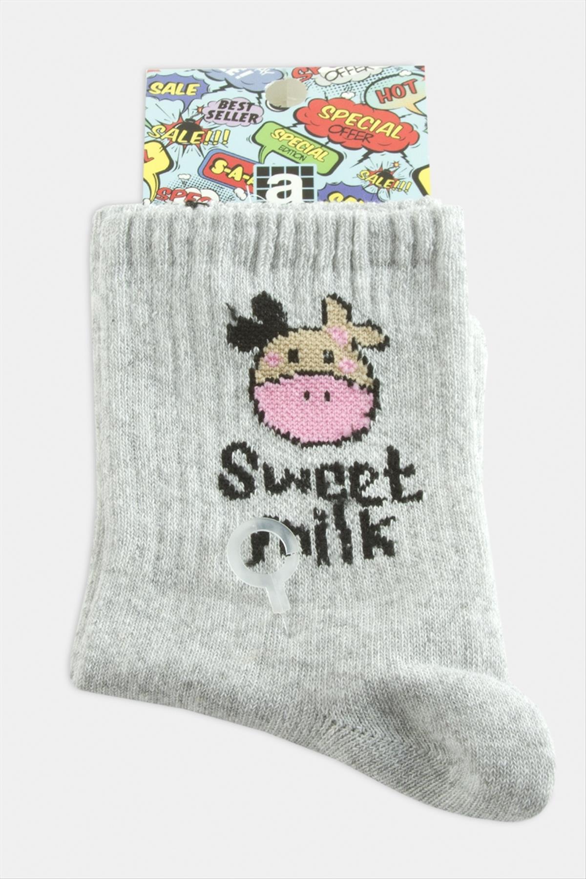 1207570_inek-kolej-corap-828-72e7-4.jpg İnek Kolej Çorap 8X28-Gri - Görsel 1