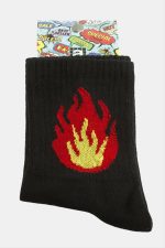 Ateş Kolej Çorap 8X28-Siyah