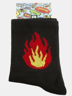 Ateş Kolej Çorap 8X28-Siyah