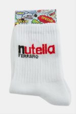 Çikolata Kolej Çorap 8X28-Beyaz