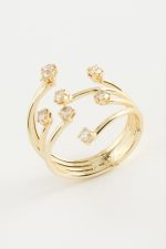 Ağaç Zirkon Taşlı Yüzük-Gümüş Rengi - Görsel 2