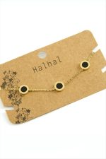 Sedef Lüks Çelik Halhal-Sarı - Görsel 3