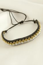 Miyuki Etnik Bileklik-Siyah