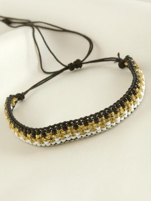 Miyuki Etnik Bileklik-Siyah