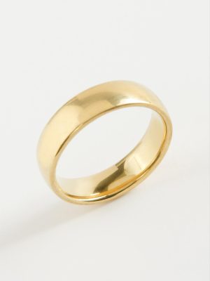 Çelik Alyans Yüzük 6 mm-20