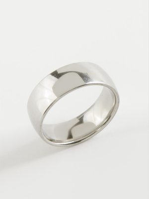 Çelik Alyans Yüzük 8 mm-18