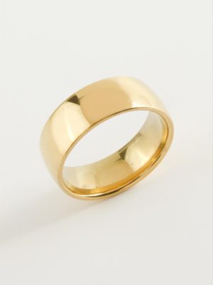 Çelik Alyans Yüzük 8 mm-20