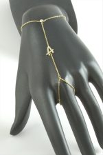 Harf Zirkon Taşlı Lüks Çelik Şahmeran-Model-5