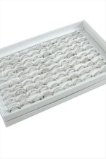 Karışık Lüks Baget Zirkon Taşlı Yüzük-Gümüş Rengi - Görsel 3