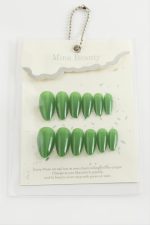 Mina Beauty Kedi Gözü Takma Tırnak-Yeşil - Görsel 2