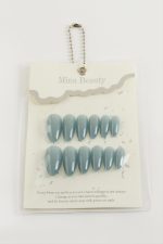 Mina Beauty Kedi Gözü Takma Tırnak-Açık Mavi - Görsel 2