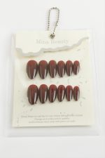 Mina Beauty Kedi Gözü Takma Tırnak-Bordo - Görsel 2